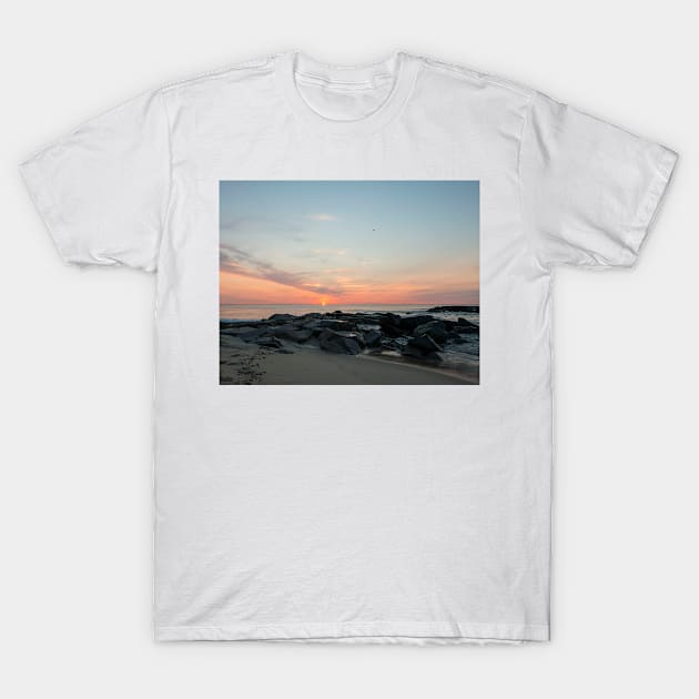 Quiet Asbury Park Sunrise. T-Shirt by fparisi753